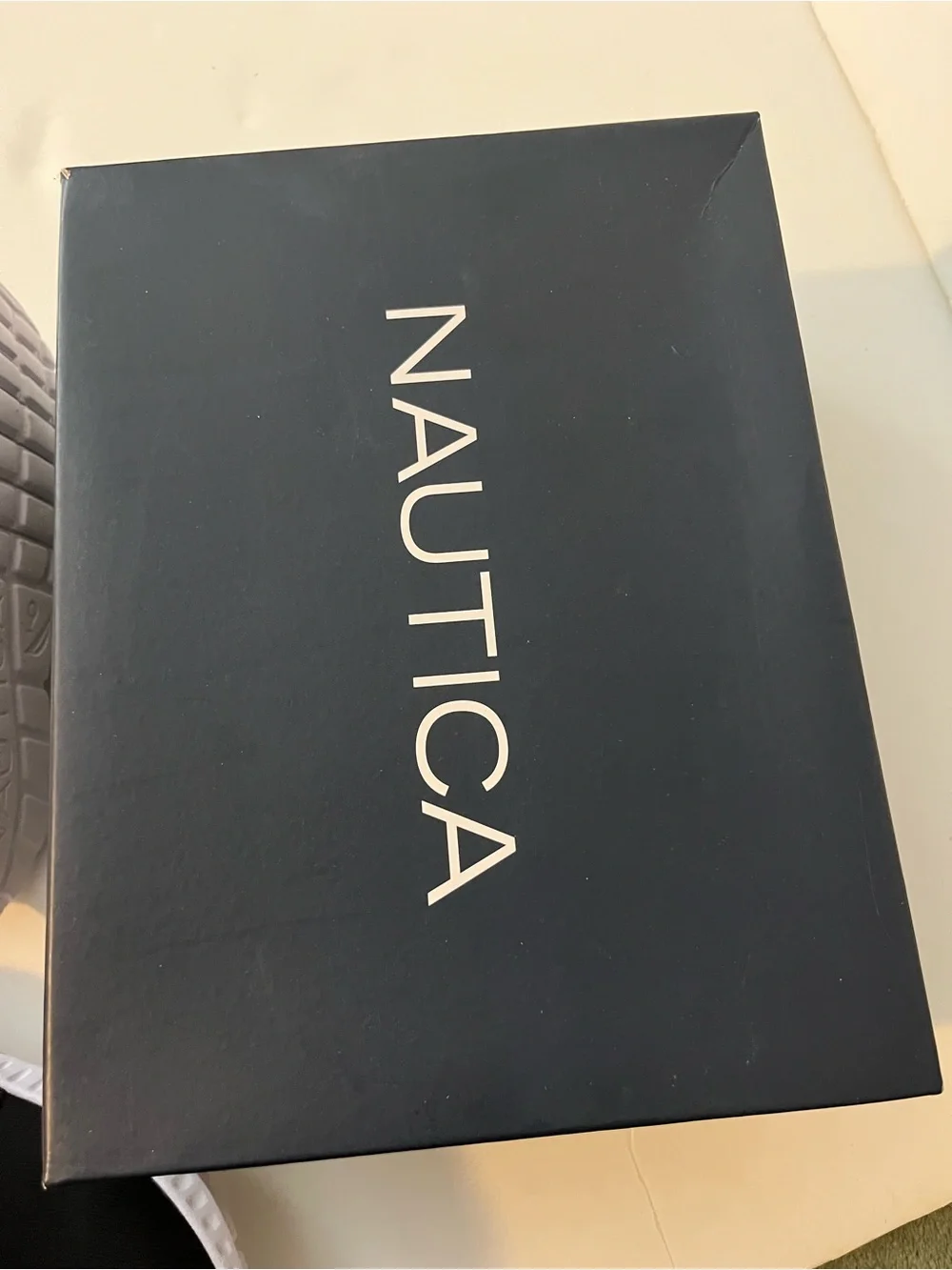 Nautica Kids Black and Rose Gold Slip-On Sneakers